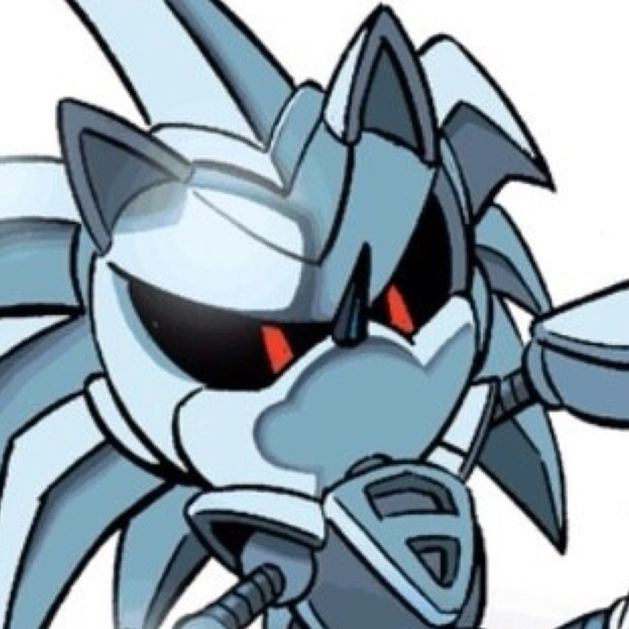 Designated: Silver Sonic. Badnik Horde commander: Class Super Badnik. Mission: Destroy Freedom Fighters.