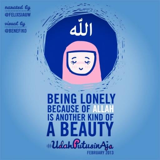 Yakin ,,bahwa yang terjadi di dunia ini sudah di rancang dengan indah oleh ALLAH
