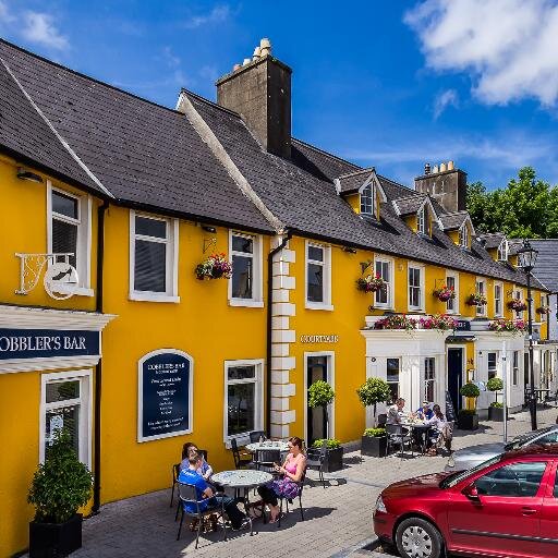 The Wyatt Hotel is a charming boutique hotel located in the heart of Westport town in Co Mayo. The hotel hosts an upmarket Brasserie and charming Cobbler's Bar.