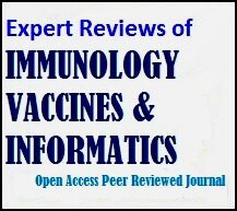 Expert Reviews of Immunology, Vaccines and Informatics is an open access, peer-reviewed, online journal dedicated for the domains of Immunology, vaccines and In