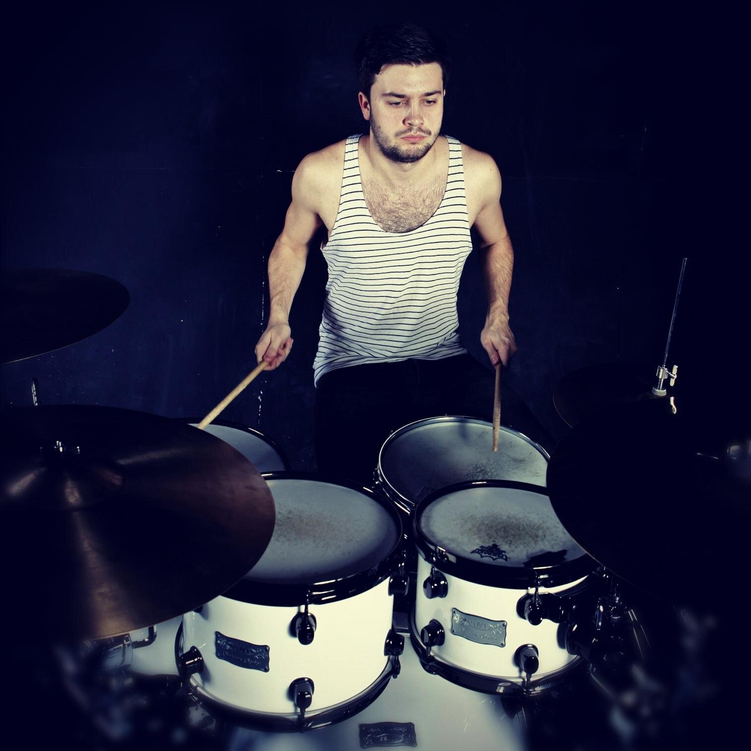 Drummer, Musician, Pizza.