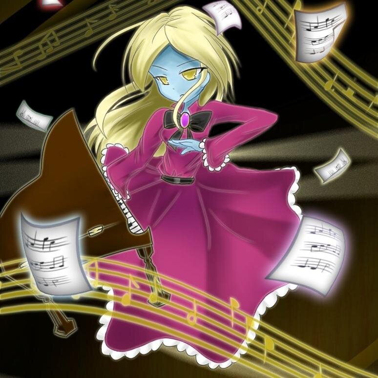 My name is Melody. People call me the spectral beauty of the ivory keys! (#Multiverse)