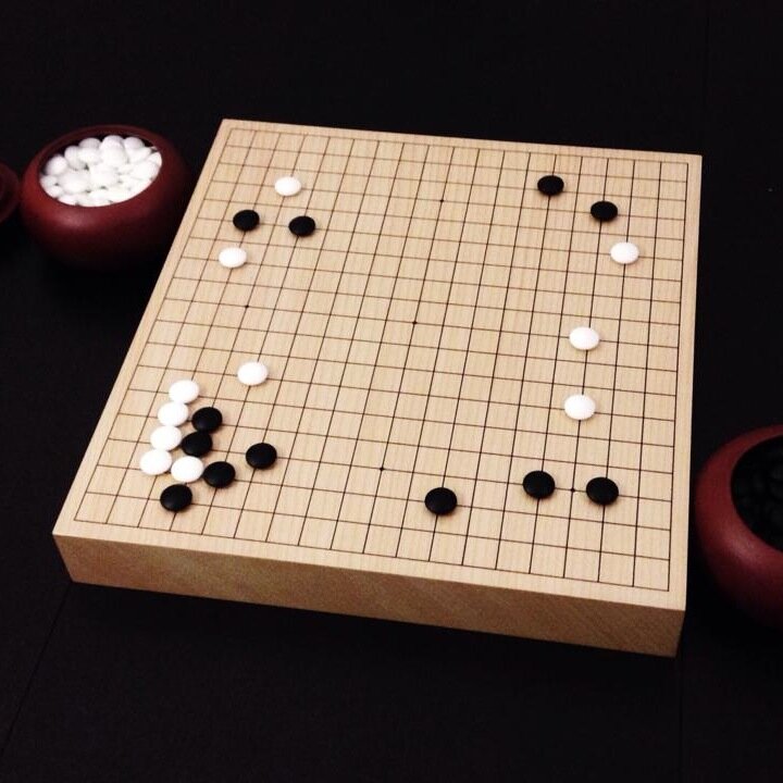 Go appreciation via pictures. ⚫️⚪️ #weiqi #baduk