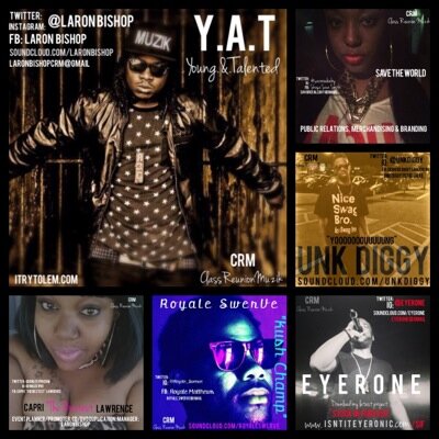 HAVE SOME CLASS. Follow @Eyerone, @LaRonBishop, @SavoreeBaby,@JustReamz, @Royale_Swerve,@benGrimm_CRM, @Onlee1PriCRM, @UnkDiggy. We ARE #CLASSREUNIONMUZIK.