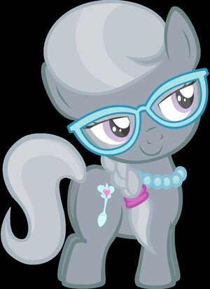 My name is Silverspoon my bff is Diamond Tiara No flank blanks allowed //mean grin//