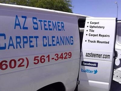 AZ STEEMER CARPET CLEANING 
Carpet Cleaning Special:
3 Rooms $87! coupon!
Call Us at (602) 561-3429
12 years of experience
PHOENIX, ARIZONA