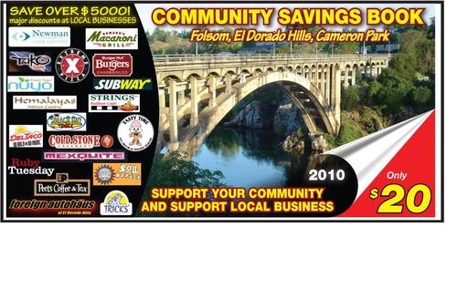SavingsBook's profile picture. Call to action print ads - El Dorado County, Placer County, & Folsom (less than 2 pennies per home)  Call Tim: 9167189554 or email: TurnkeyAds@gmail.com