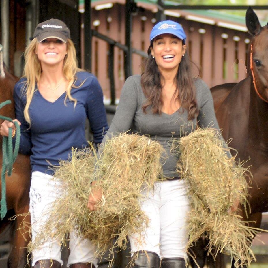International Beach and Exhibition Polo Team . Follow World Cup Polo Winners , Sabrina Barnett and Lynda Mariano.