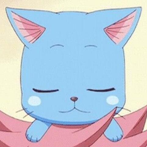 [Fairy Tail] Soy azul porque soy un gato se guuuuuustaaan. Lucy, eres más pesada que Natsu.  ¡¡AYE SIR!! #SpanishFakeFT