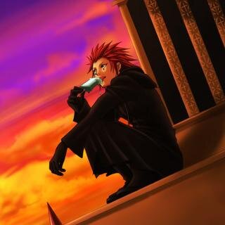 Who am I? Oh, my name's Axel. My Friends are @KeyHolderRoxas_ and @ImNotAPuppet_ Got it memorized?