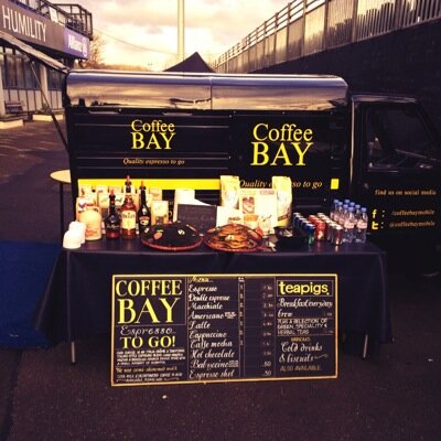 coffeebaymobile's profile picture. CoffeeBayMobile is a funky Piaggio Coffee van. To hire us for your event or for information please call 0770 35 35 440 or visit https://t.co/t225Sq9qbD