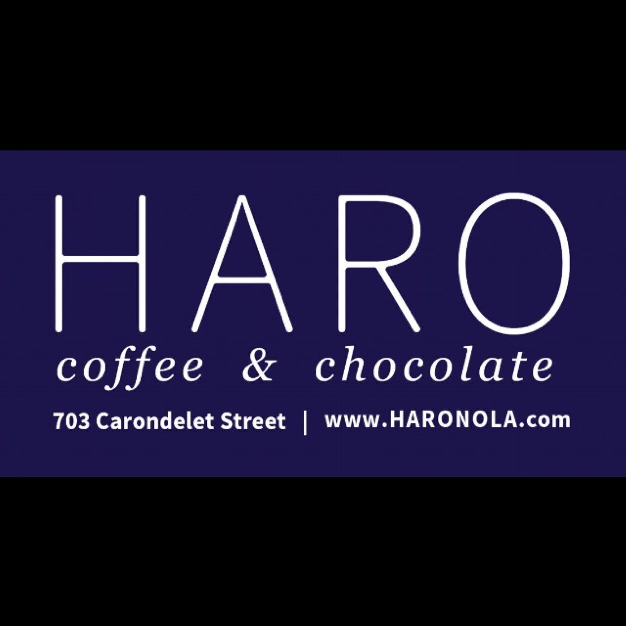 HARO coffee & chocolate is New Orleans’ premier cafe serving locally roasted, fair trade, organic coffee and Grand Cru specialty chocolates.