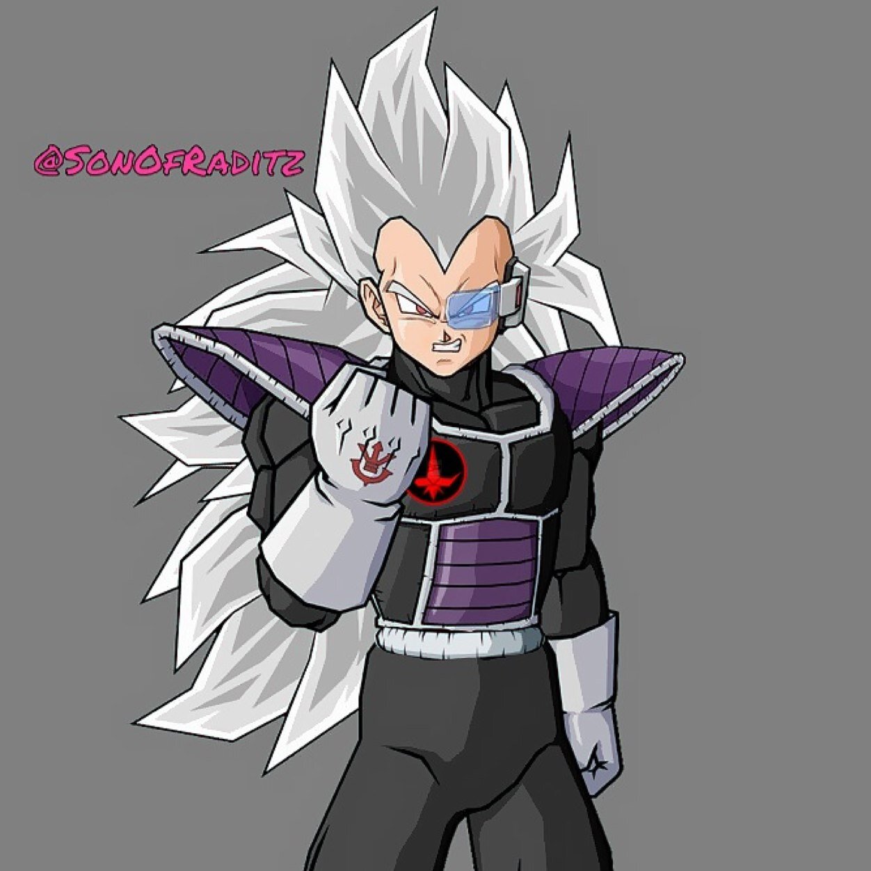 What do you get when you mix the legend @UncleRaditz and my mother? Me! Raditz junior, every bit the malicious Saiyan warrior my father is! |Raditz Voice|