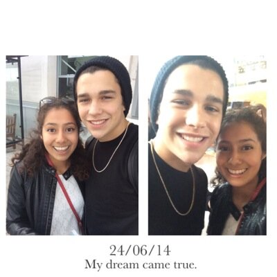 ∞ Austin Mahone retweted & follows me ∞ HI Andrea, I love you -Austin Mahone 24/06/14