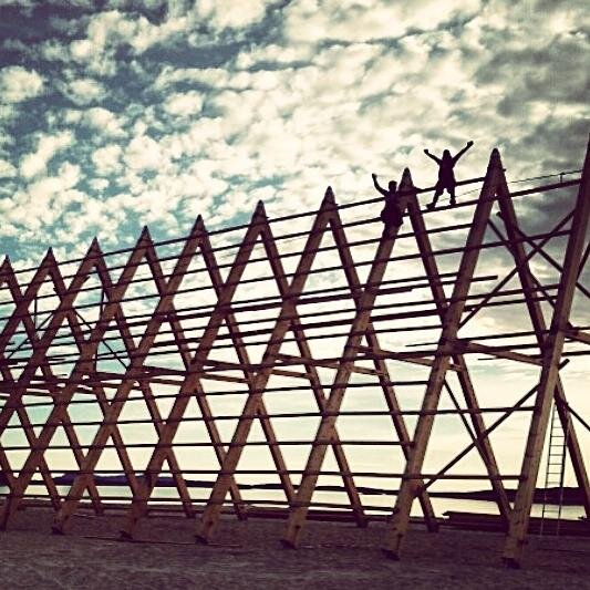 SALTartmusic's profile picture. SALT is a nomadic and epic initiative of art, music and architecture, now at Sandhornøy. Leaving no traces. Join our Arctic journey!