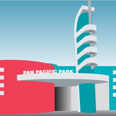 Pan Pacific Park, Los Angeles, is in the Heart of Hollywood. We are right next door to The Grove, The Original Farmer's Market, and CBS Television City