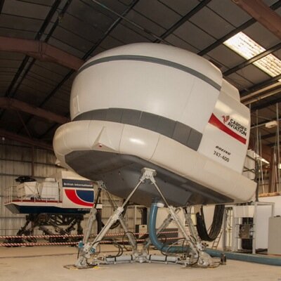 Cardiff Aviation Training Ltd offers EASA Approved Professional Pilot Training and Flight Experiences for the Public Available. B747-400 Full Flight Simulator.
