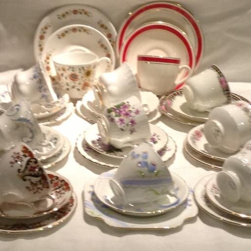 We sell Vintage Fine Bone China suitable for china matching, replacements or wedding settings. We have  extensive stock always available for immediate despatch.