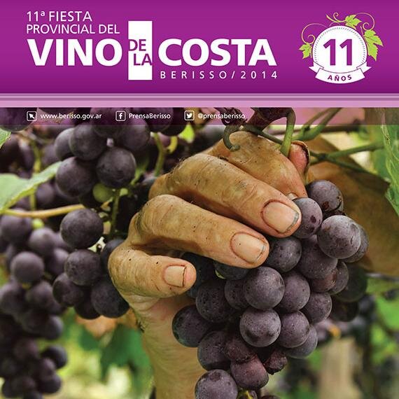 Cooperativa del Vino de la Costa de Berisso. Realizamos visitas guiadas a los viñedos y a la bodega. Fecha: 5 y 6 de Julio de 2014
