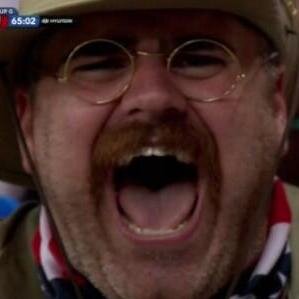 TeddyGoalsevelt's profile picture. Just one of many US Soccer fans that were in Brazil at the World Cup, but the only one dressed as the 26th President.