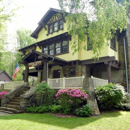IndianSteps's profile picture. An arts and crafts style cabin with over 10,000 artifacts imbedded in the structure set along the Susquehanna River, built in 1912.