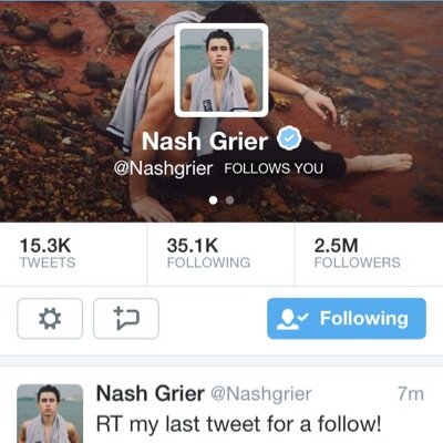 Hi my name is Sarah Gomes. Im in love with a boy named Matthew Lee Espinosa. NASH FOLLOWS