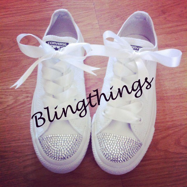 Bling_thingsS's profile picture. i customise adults and childrens footwear sparkle pearls and boutique bows.. Any design characters patterns you require can be made to order ✨
