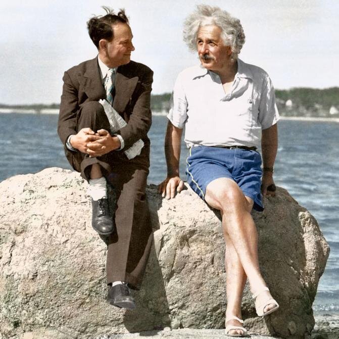 The past seems not so distant when seen in colour.