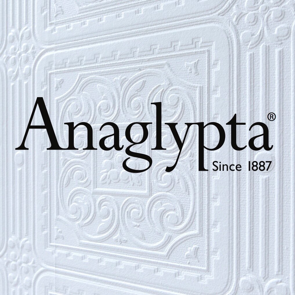 Founded in 1887 Anaglypta is one of the best known & oldest wallpaper brands, synonymous with paintable textured papers & @Wallrocklining. Book 39 now available