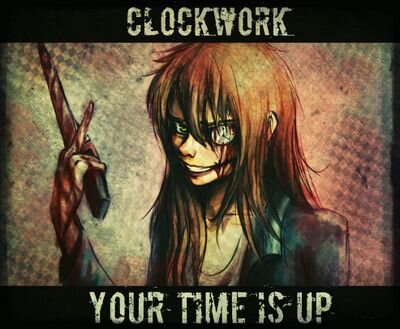 Hi, I'm clockwork but call me clocky, I like coffee  and some other things but that isn't important because YOUR TIME IS UP |Single|RP|