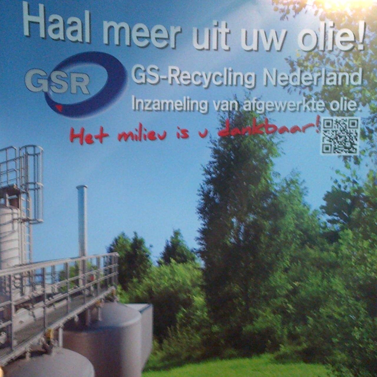 Inzamelaar van afgewerkte olie en andere afgewerkte vloeistoffen.