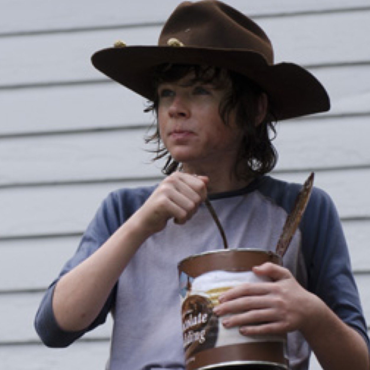I had to kill @_Lori_Grimes, my own mother. My dad, @StuffndThangss is our leader. I'm a big brother to Judith.||RP|| -Single-