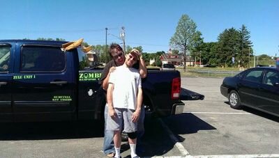 Bravely protecting Rochester New York against the zombie scourge