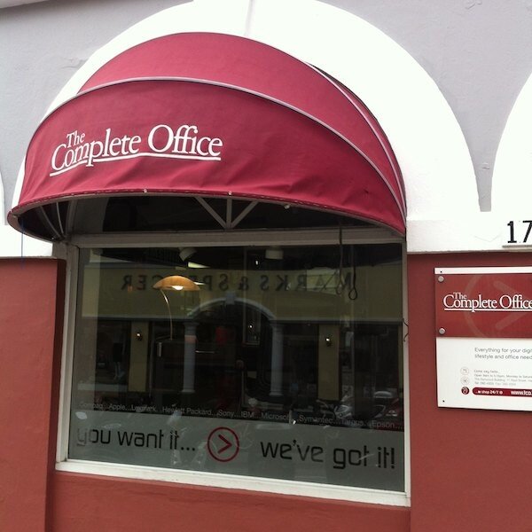 The Complete Office 
17 Reid St. Hamilton Bermuda

Computers II Office Supply II Electronics