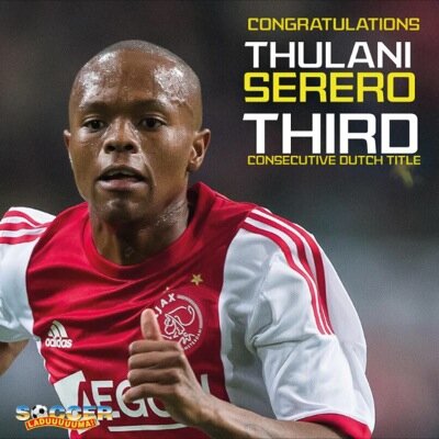 this is the official twitter of thulani serero-ajax amsterdam footballer