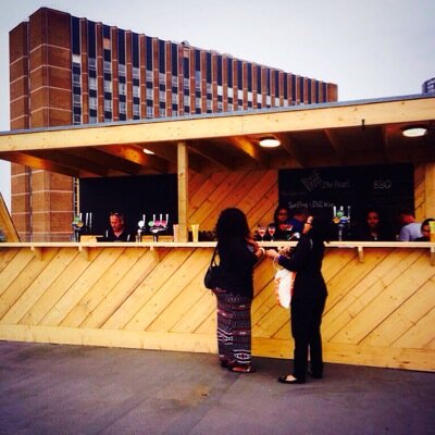 New Rooftop bar opening 26/6/14, apart of the Rooftop East, Stratford, London. We have beer, fizz, wines, cocktails, BBQ & summer salads.