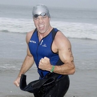 Put my wetsuit on two legs at a time.