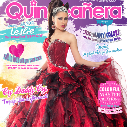 Quinceaneras Magazine, donde el mundo es color de rosa... Buscala Ahora...