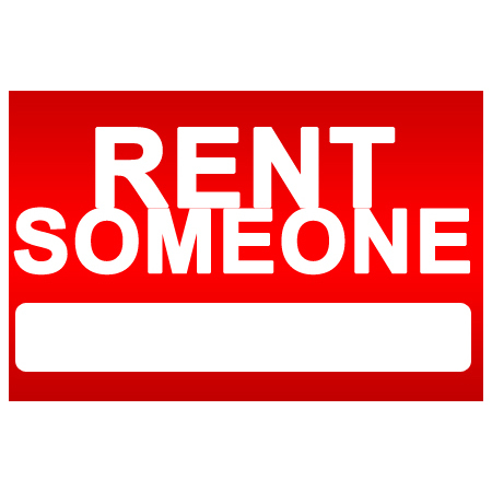 rentsomeone's profile picture. We rent human beings out to people who need jobs completed.