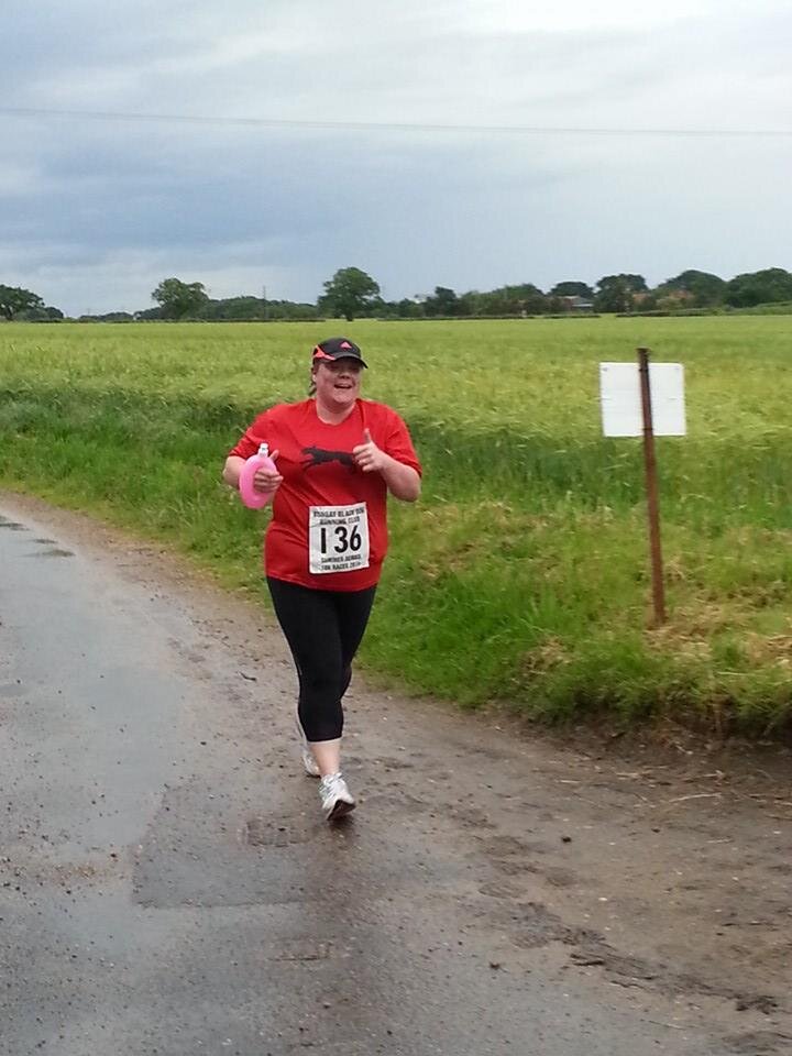 Mum of 3 and I love a challenge hence the running :-)
