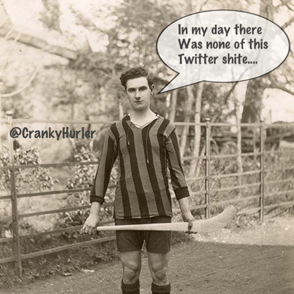Play Hurling with a Hurley... #SmallBall Fuck Rangers & the Queen! 🍀🍀#Celtic 🏆