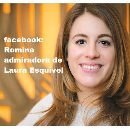 Romina, 31 años. Admiradora de la actriz-cantante más talentosa @Laura_Esquivel.  Mi facebook:  Romina admiradora de Laura Esquivel
