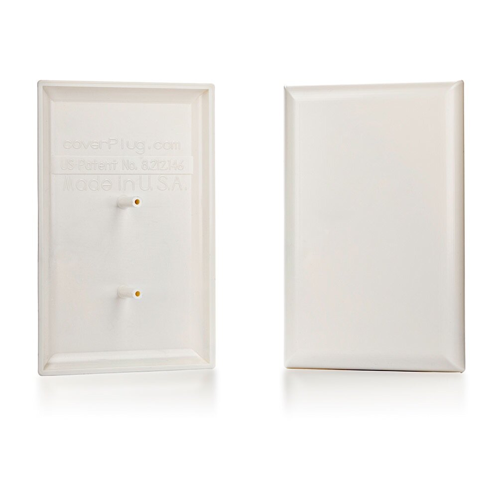 Outlet Safety for the Home. Completely paintable and easy to install. Seamlessly covers electrical outlets creating a safer home.