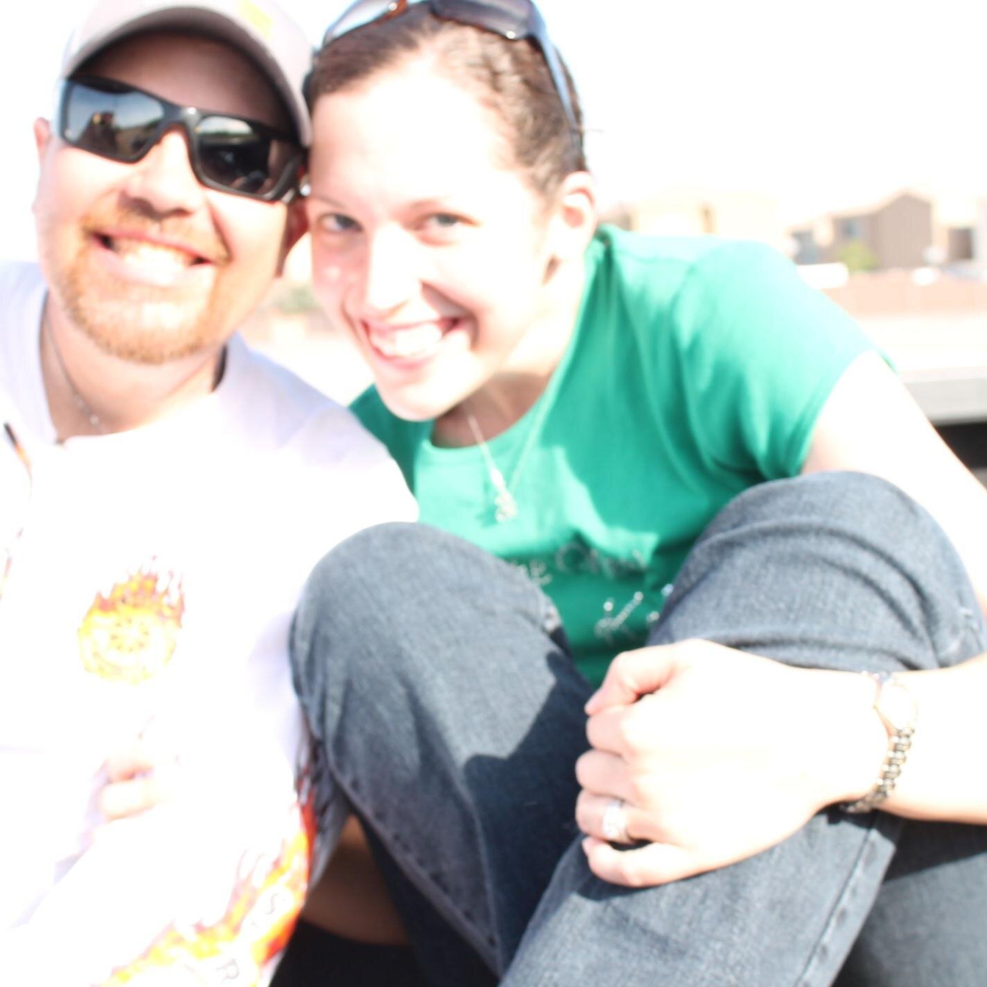 Christian, wife and of course... EXCITED! :)