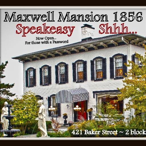 Maxwell_Mansion's profile picture. Built in 1856... Reborn in 2014.  Maxwell Mansion & Mews,  Luxury Hotel Suites, Private Event Gardens, Apothecary Bar, Speakeasy Lounge, Dinner Theater.