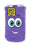 My name's Mocki - I'm a purple teddy mock. I protect cellphones/mp3 players/digital cameras