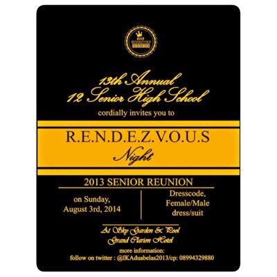 • Kumpulan Alumni SMA Negeri 12 Makassar Angkatan 2013 • Masuk di sini harus sopan !!! Cp: 087840421133 / 081242920367