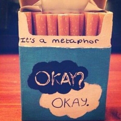 Amor por Bajo la misma estrella. Mi libro favorito. Okay? Okay. Hazel & Augustus ❤️
