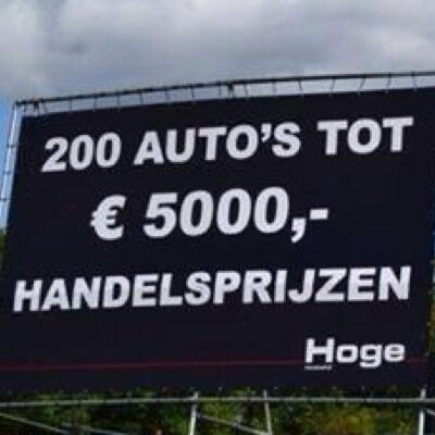 Auto Hoge Emmen is een jonge organisatie met een andere kijk op auto's. We proberen om constant één van de goedkoopste aanbieders van Nederland te zijn.