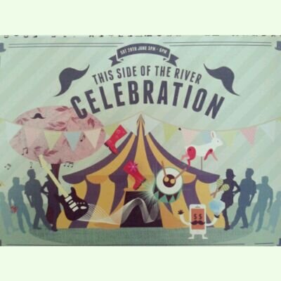 28th June 2014 Ryelands Park Lancaster 3pm-6pm. Live music, food, puppets and creativity all a part of 'This Side Of The River' All welcome! #ThisSide14